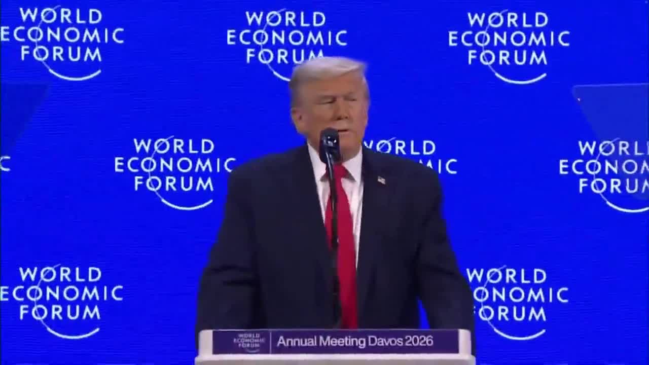 Trump in Davos Part II (English-French) Trump in Davos Part II